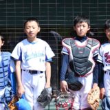 神戸市少年団野球選手による始球式が行われました